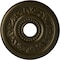 Ekena Millwork Genevieve Ceiling Medallion (Fits Canopies up to 3 1/2"), 16 1/8"OD x 3 1/2"ID x 7/8"P, Green Gold CM16GNGGS - alternate 1